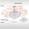 LED Crystal Ceiling Light Chandelier Lamp Kitchen Bed Modern Living Room Lights