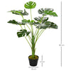 85cm/2.8FT Artificial Monstera Plant Realistic Fake Tree Potted Home Office
