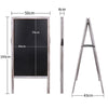 Wooden A-Frame Chalkboard Sign Sidewalk Blackboard Wedding Restaurant Business