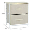 Fabric Chest of 2/3/4/5/7/8 Drawers Cabinet Bedside Table Organiser Storage Unit