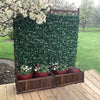 Trough Garden Wooden Planter Box Flower Grow Pot with Trellis Lattice Raised Bed