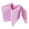 4x Pink Foldable Fabric Storage Cube Boxes Drawer Toy/Book/Cloth