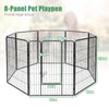 8 Panel Pet Playpen Indoor Outdoor Exercise Dog Fence Dog Folding Playpen Kennel