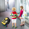 2-in-1 Kids Ride On Scooter Suitcase 19" Children Travel Luggage Folding Scooter