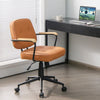 Home Office Chair Height Adjustable PU Leather Desk Chair Rocking Backrest