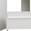Wood Corner Dressing Table Makeup Desk Bedroom Furniture Gift White 5 Drawer