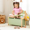Kids Flip-up Toy Storage Chest w/Seating Bench Children Bedroom Organizer
