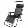 2X Oversized Zero Gravity Recliner Chair Outdoor Lounge Sun Garden Folding Patio