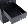 6 Drawer Locking Office Filing Cabinet w/Wheels Rolling Storage Nightstand Table