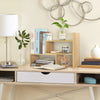DIY Desktop Book Shelf Organizer Tabletop Tidy Storage Bookcase Stand Rack UK