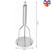 UK Stainless Steel Potato Masher Practical Kitchen Gadgets Potato