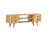 Industrial Style Tv Stand Vintage Retro Cabinet 4 Drawers 2 Shelves Storage Unit