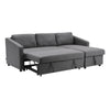 3 Seater Sofa Bed Corner Fabric Sleeper Sofas with Storage & Reversible Chaise