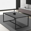 Heavy Duty Marble Coffee Table Anit-scratch Center Tea Table Accent Table Bench