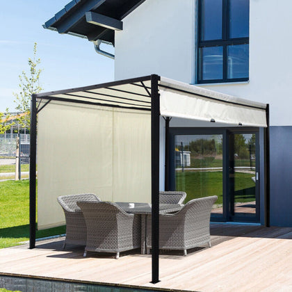Outdoor Pergola 3 X 3m Gazebo Garden Sun Shade Canopy Shelter Patio Awning Porch
