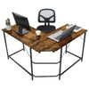 Corner Computer Desk L-shaped PC Table Workstation Home Office Study Furniture