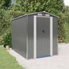 Garden Shed Grey 192x274x223 Galvanised Steel K8R3