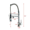 Modern Kitchen Sink Mixer Taps Swivel Spout Tap Chrome Faucet UK
