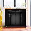 Kitchen Island Trolley Storage Cart Cupboard Sideboard Cabinet Storage Rack Unit