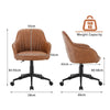PU Leather Ergonomic Desk Chair Modern Home Office Chair Adjustable Height