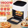 15L Air Fryer Digital Touch 1400W Power Roasted Oven Low Fat Non-Oil Cooking UK