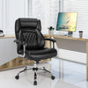 Leather Office Chair Executive Computer Chair Big & Tall Ergonomic Padded Chair