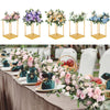 50/100CM Road Lead Artificial Flower Row Rose Peony Wedding Table Decor Backdrop