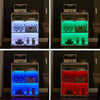 Modern White Sideboard Display Cabinet With RGB LED Cupboard Storage Unit