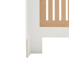 White Radiator Cover Traditional MDF Wood Shelf Cabinet Grill 152*82 cm Modern