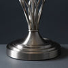 Barley Twist Table Lamp Traditional Glass Living Room 47CM Tall Light LED Bulb