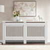 172cm Large White Radiator Cover Modern Traditional Wood Grill Cabinet Furniture
