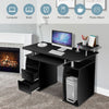 Computer Desk Home Office Workstation with 2 Drawers & Storage Compartments