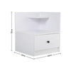 Bedside Table Sofa Side Cabinet Storage Drawer Bedroom Night Stand Lamp Shelf UK