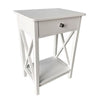 Smart Bedside Table Cabinet Nightstand Side Drawer Shelf Storage Home Bedroom