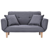 Small Upholstered Sofa Bed Sleeper Recliner Chair Beds Loveseat Couch Sofabed