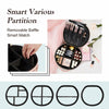 Portable Beauty Case Cosmetic Make up Vanity Case Nail Toiletry Travel Bag Round