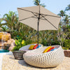 3 Color Garden Parasol Sun Umbrella Canopy Patio Garden Sun Shade 2/2.5/2.7/3M