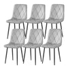 2/4/6Pcs Velvet Dining Chairs Side Chair for Dining Living Room Kitchen Chairs