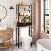 Over The Toilet Storage 5 Tier Bathroom Organizer Toilet Paper Holder