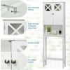 Over-The-Toilet Storage Cabinet 3-Tier Washing Machine Rack W/ Adjustable Shelf