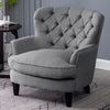 Chesterfield Armchair Button Back Tufted Wing Back Accent Tub Seat Fireside Sofa