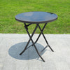 Garden Bistro Patio Furniture Set Folding Table Chairs Outdoor Indoor Rattan NEW