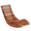 Acacia Wood Rocking Sun Loungers Outdoor Sun Day Bed Chaise Lounge vidaXL