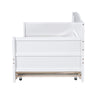 Day Bed Single Bed with Pull Out Trundle Guest Bed Underbed In White Pine Wood