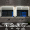 Illuminated Bathroom Mirror with LED Lights/Demister/Touch Switch/Light up