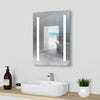 500��700 Bathroom Mirror with LED and Demister Anti-fog, Horizontal/Vertical