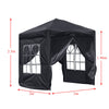 2X2m 3X3m Pop-up Gazebo Marquee Canopy Outdoor Garden Tent Pergolas Sun Shade