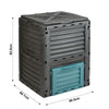 300L Garden Composter Bin Organic Waste Compost Converter Eco Friendly