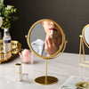 Golden Dressing Table Vanity Mirror FreeStanding Tabletop Makeup Cosmetic Mirror
