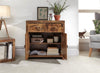 COMPACT SIDEBOARD MANGO CABINET CUPBOARD SHELVING STORAGE UNIT